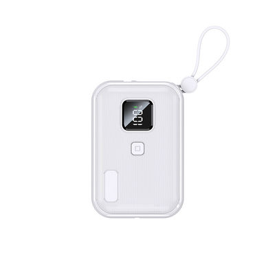 5W/7.5W drahtlose Mini Power Bank 10000mAh Ladung Typ C Eingang Ausgang Leichtgewicht ABS PC Design