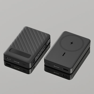 Magnetische Energiebank Li-Polymer 15W drahtloser Ausgang Typ C Überlastschutz