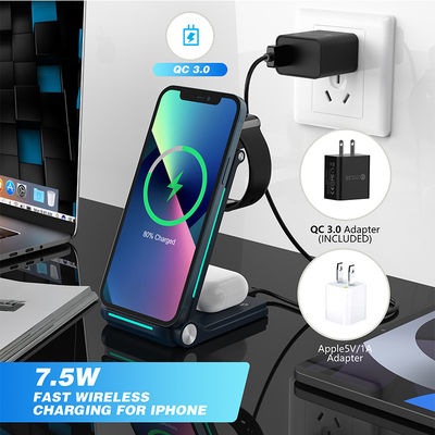 Ein guter Preis. Leichtes 3 in 1 drahtloses Ladegerät mit 2-8 mm Ladeweite Typ C-Schnittstelle Online