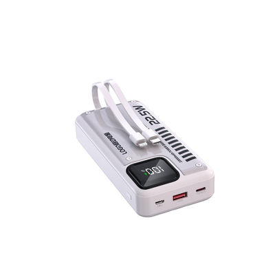 Ein guter Preis. Portable Fast Charging Power Bank 20000mah USB C Power Bank eingebaut in Kabel Online