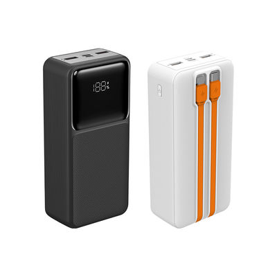 Ein guter Preis. Schnelle Aufladung Eingebettete Kabelstrombank 30000mAh Universelle Kompatibilität Online